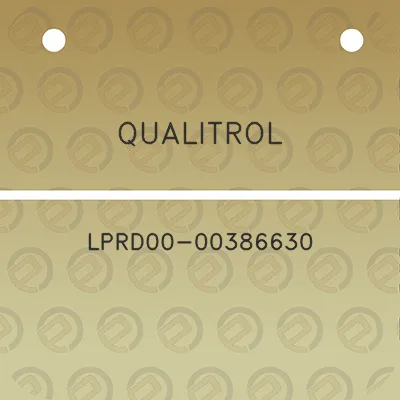 qualitrol-lprd00-00386630