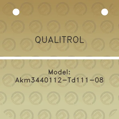 qualitrol-model-akm3440112-td111-08