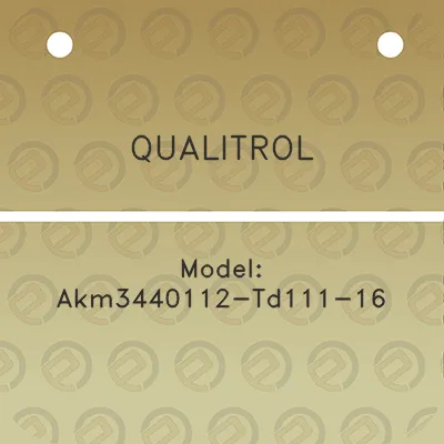 qualitrol-model-akm3440112-td111-16