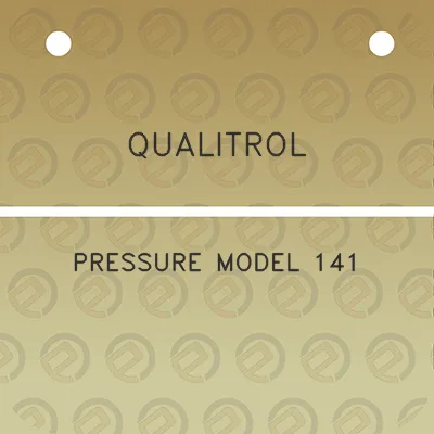 qualitrol-pressure-model-141