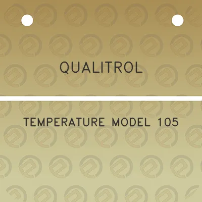 qualitrol-temperature-model-105