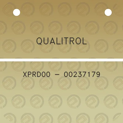 qualitrol-xprd00-00237179