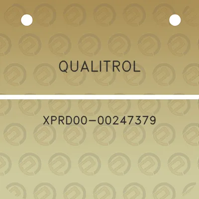 qualitrol-xprd00-00247379