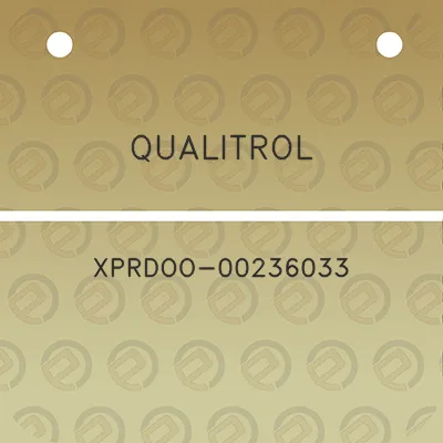 qualitrol-xprdoo-00236033