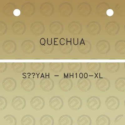 quechua-siyah-mh100-xl