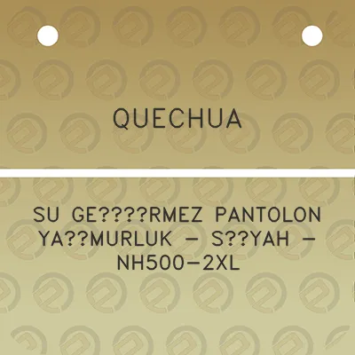 quechua-su-gecirmez-pantolon-yagmurluk-siyah-nh500-2xl