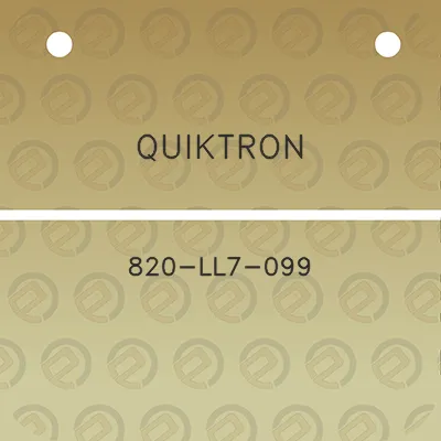 quiktron-820-ll7-099