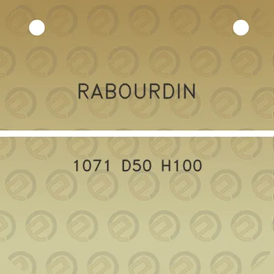 rabourdin-1071-d50-h100