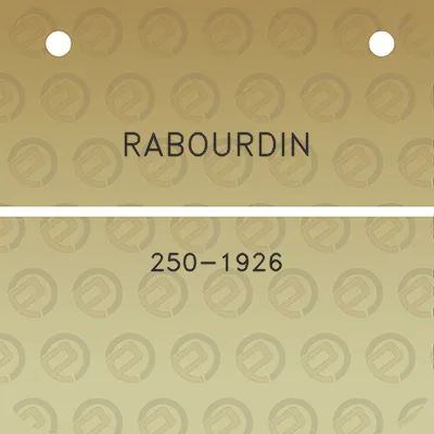 rabourdin-250-1926