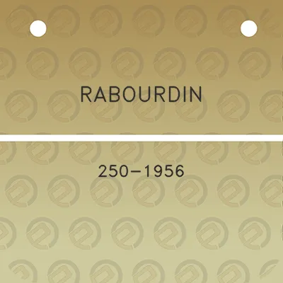 rabourdin-250-1956