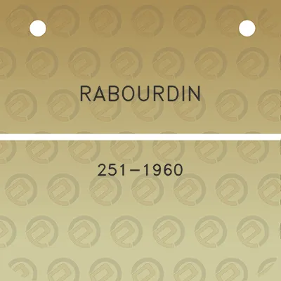 rabourdin-251-1960