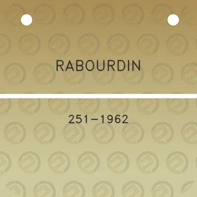 rabourdin-251-1962