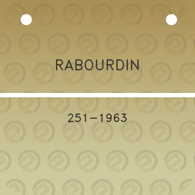 rabourdin-251-1963