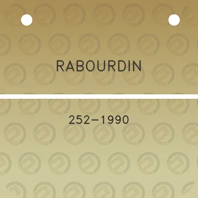 rabourdin-252-1990