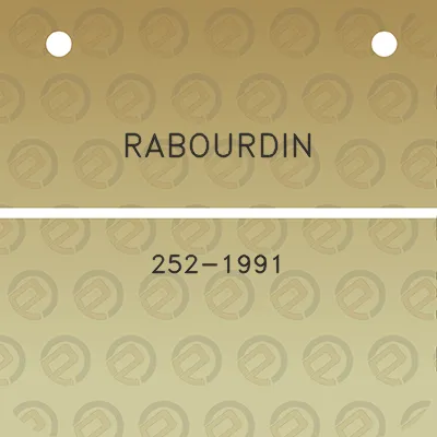 rabourdin-252-1991