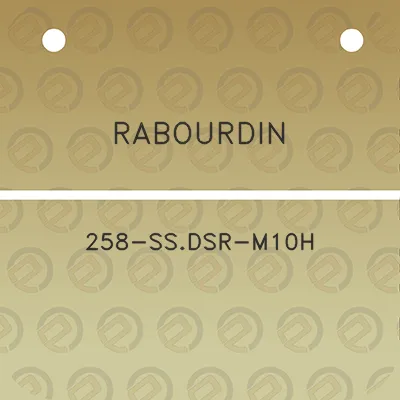 rabourdin-258-ssdsr-m10h