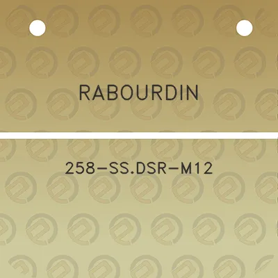 rabourdin-258-ssdsr-m12