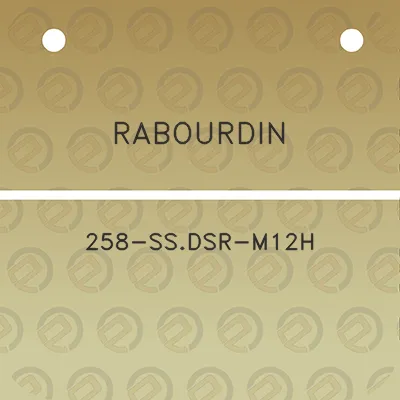 rabourdin-258-ssdsr-m12h