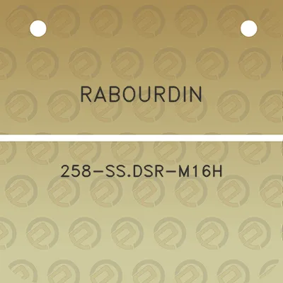 rabourdin-258-ssdsr-m16h