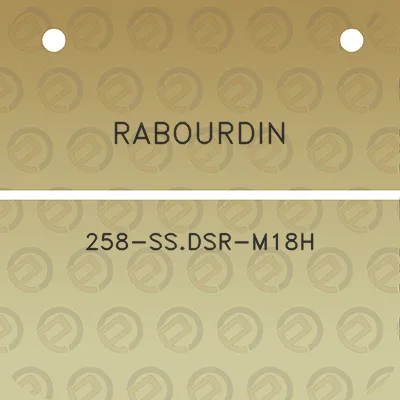 rabourdin-258-ssdsr-m18h