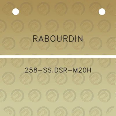 rabourdin-258-ssdsr-m20h