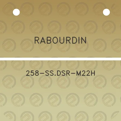 rabourdin-258-ssdsr-m22h