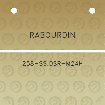 rabourdin-258-ssdsr-m24h