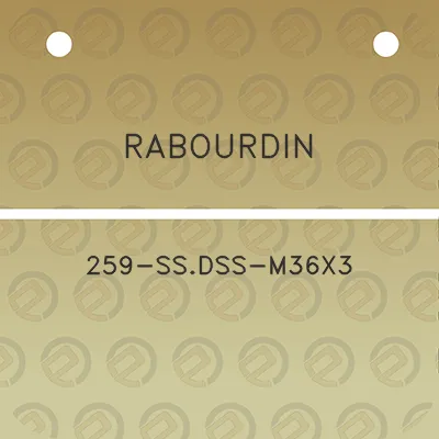 rabourdin-259-ssdss-m36x3