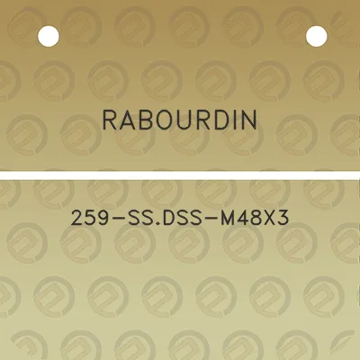 rabourdin-259-ssdss-m48x3