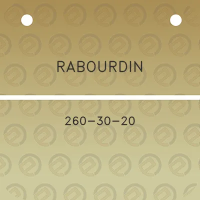 rabourdin-260-30-20