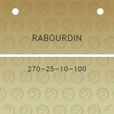 rabourdin-270-25-10-100