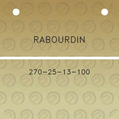 rabourdin-270-25-13-100