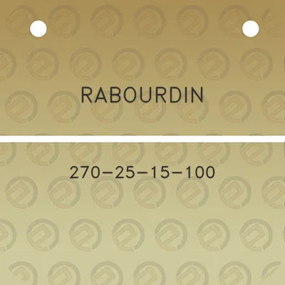 rabourdin-270-25-15-100