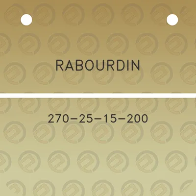 rabourdin-270-25-15-200