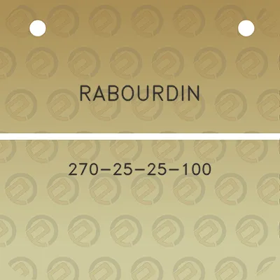 rabourdin-270-25-25-100