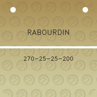 rabourdin-270-25-25-200