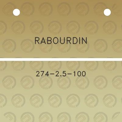 rabourdin-274-25-100