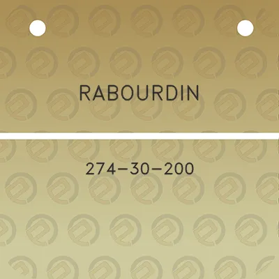 rabourdin-274-30-200