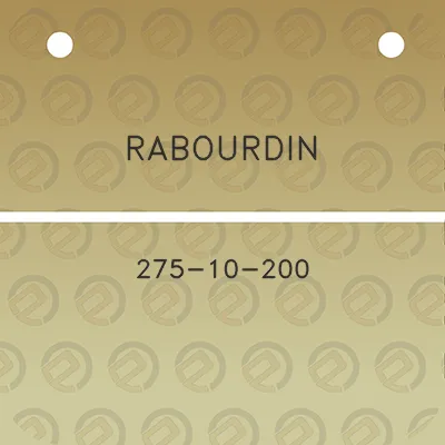 rabourdin-275-10-200