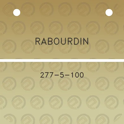 rabourdin-277-5-100