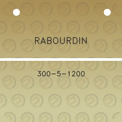 rabourdin-300-5-1200