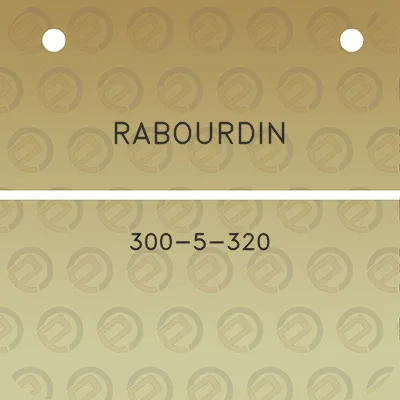 rabourdin-300-5-320