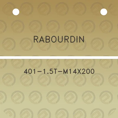 rabourdin-401-15t-m14x200