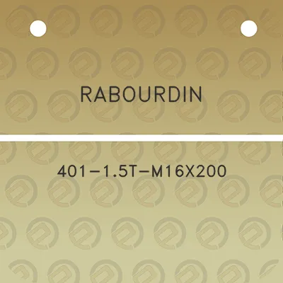 rabourdin-401-15t-m16x200