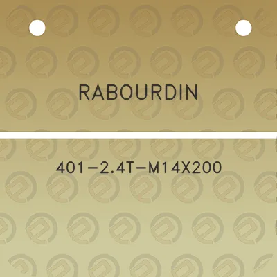 rabourdin-401-24t-m14x200