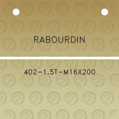 rabourdin-402-15t-m16x200