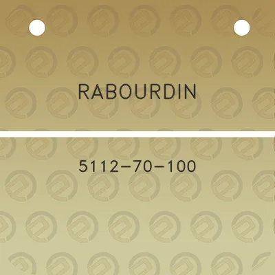 rabourdin-5112-70-100