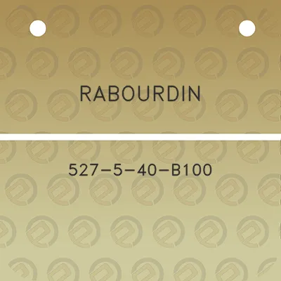 rabourdin-527-5-40-b100