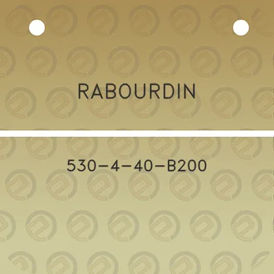 rabourdin-530-4-40-b200