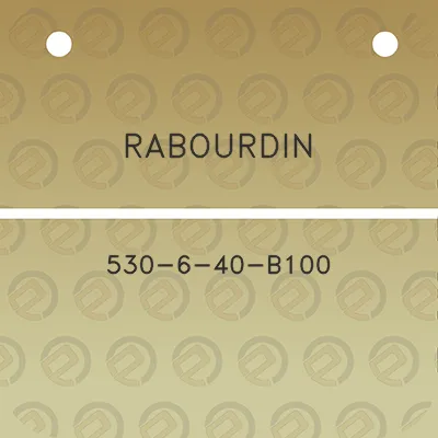 rabourdin-530-6-40-b100